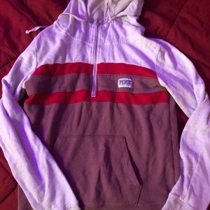 pink brand half zip